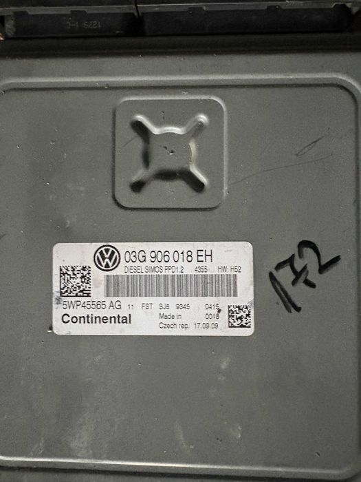 Компютър еку ecu електронен блок двигател Тоуран 2.0тди 16в 170кс BMN