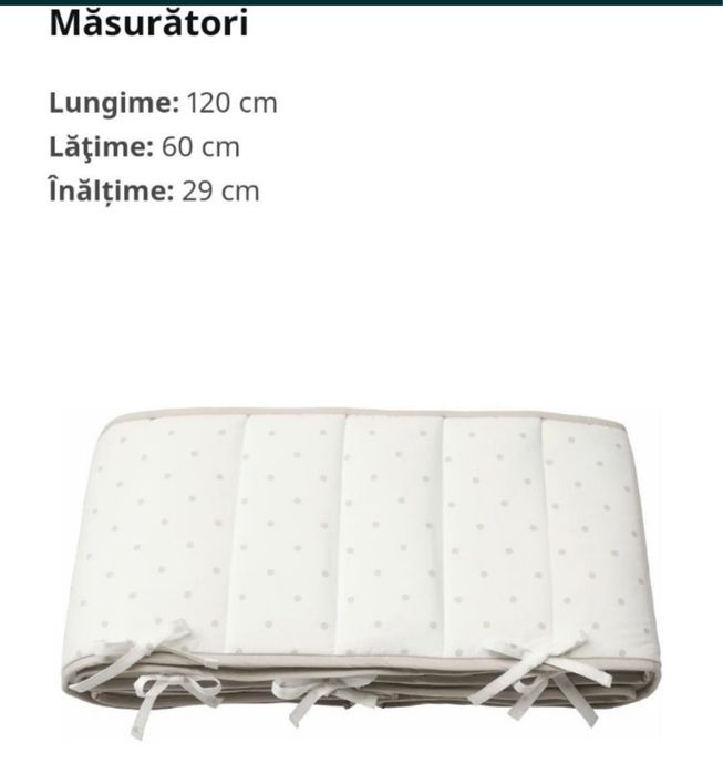 Protectie patut ikea Lenast