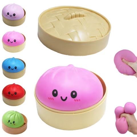 НА ЕДРО и ДРЕБНО Скуиши Китайски хляб Дъмплинг/Dumpling Squishy