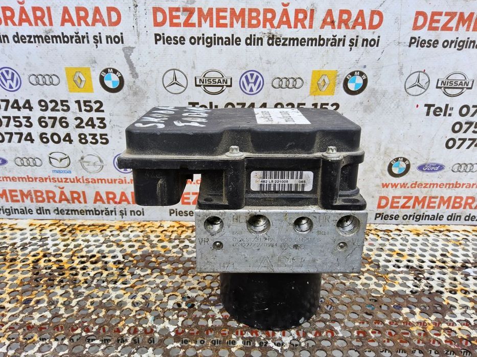 Modul ABS Skoda Fabia 1 cod 6q0907379af Vw Polo Seat Ibiza 2002-2009 unitate abs pompa ecu calculator