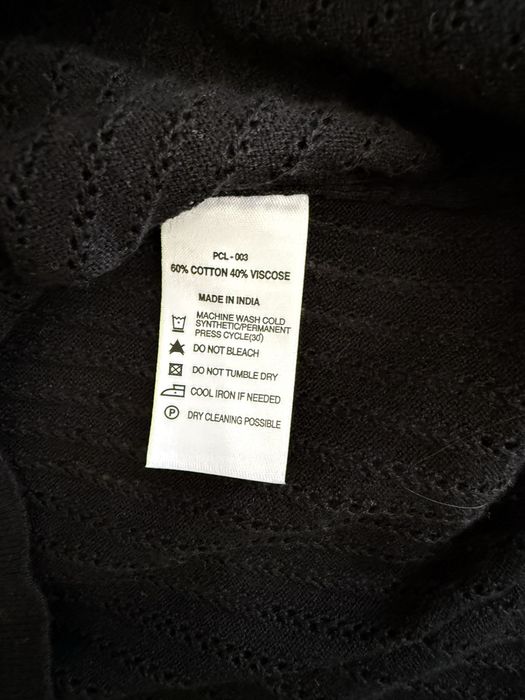 Кофточка перфорированная Levis, глубокий черный цвет