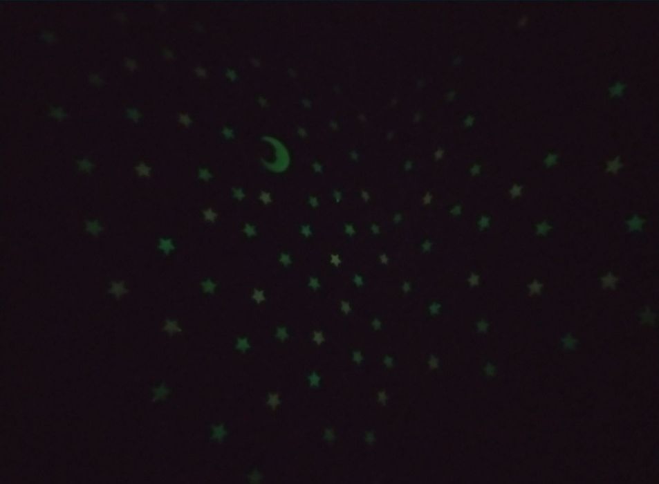 Фосфорные звёздочки и полумесяц 100 штук в упаковке. Новые