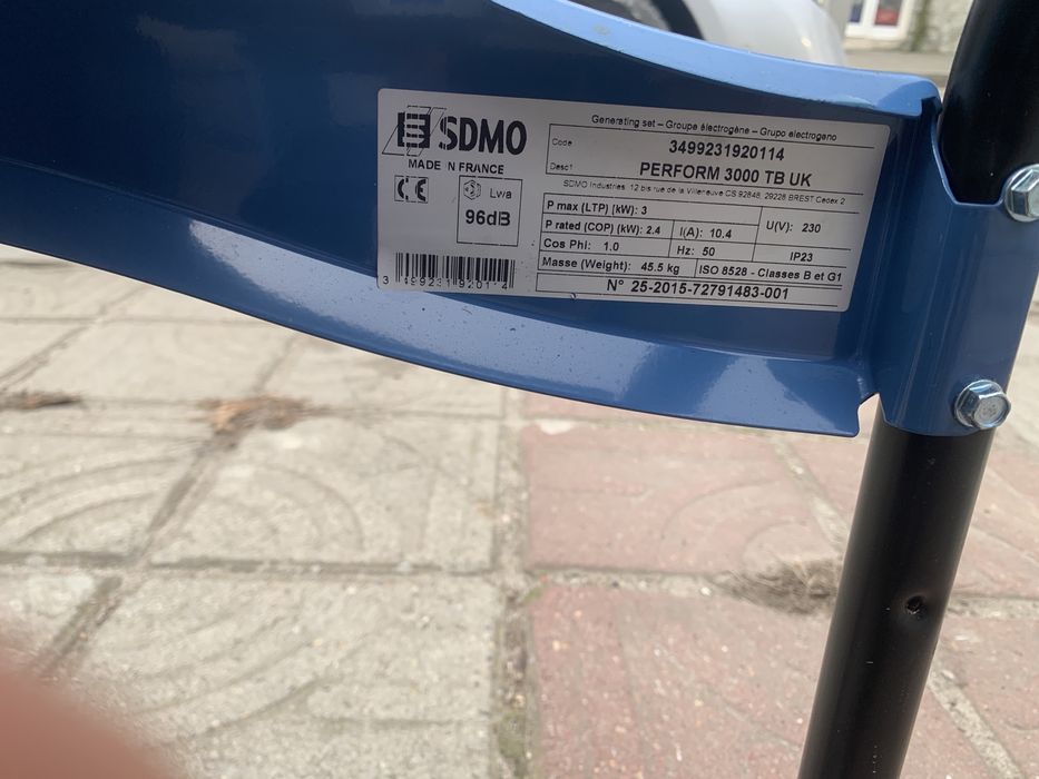 KOHLER SDMO PERFORM 3000/Нов монофазен генератор!