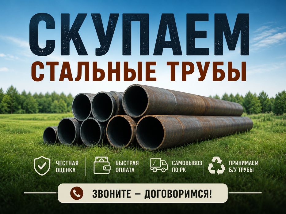 Скупаем стальные трубы