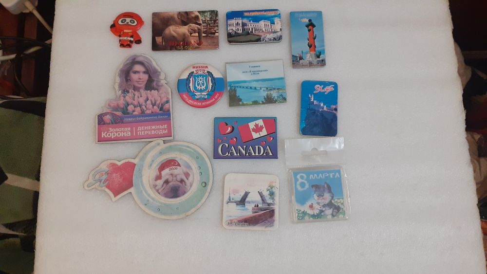 Магниты магнитик на холодильник, для коллекции.