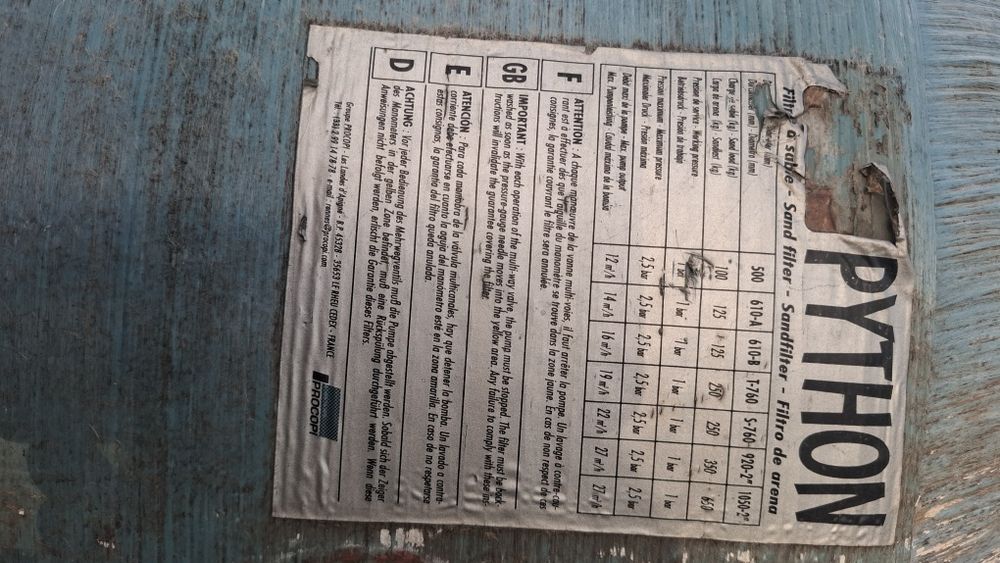 Продам б/у фильтры для бассейна