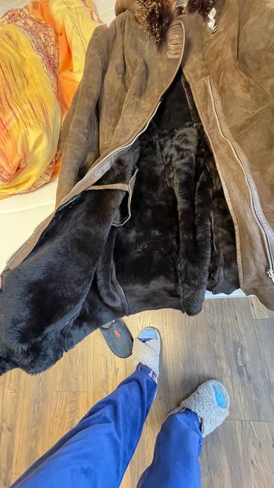 Кожено палто като ново