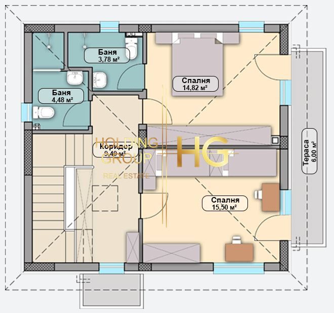 Продава се Къща в с. Приселци, Област Варна - 142 кв.м за 1424 €/кв.м - Снимка #3
