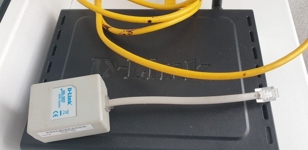 Модем Роутер D LINK В СБОРЕ со всеми шнурами.