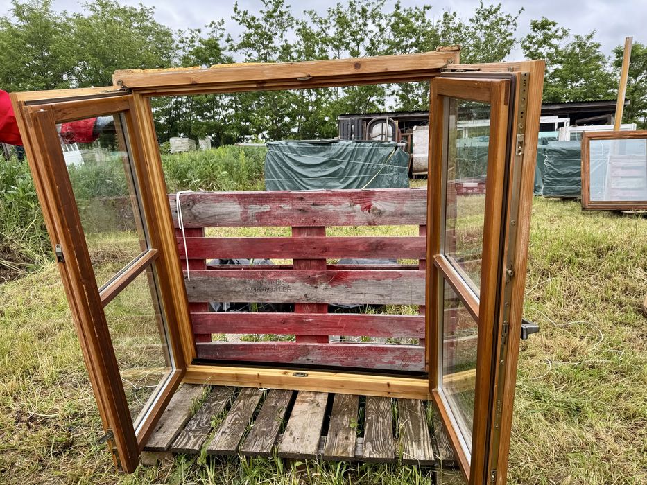 FEREASTRA LEMN TERMOPAN cabana rustic sprosuri H 124 x L 111 Germania