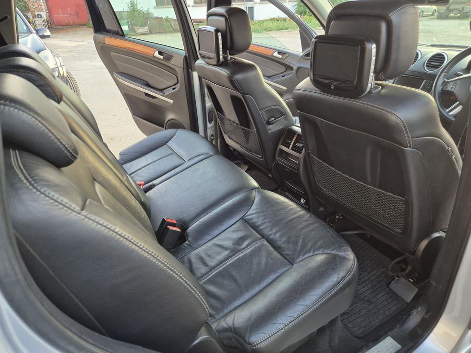 Салон Мерцедес ГЛ Х164 седалки Mercedes GL X164 черен кожен салон