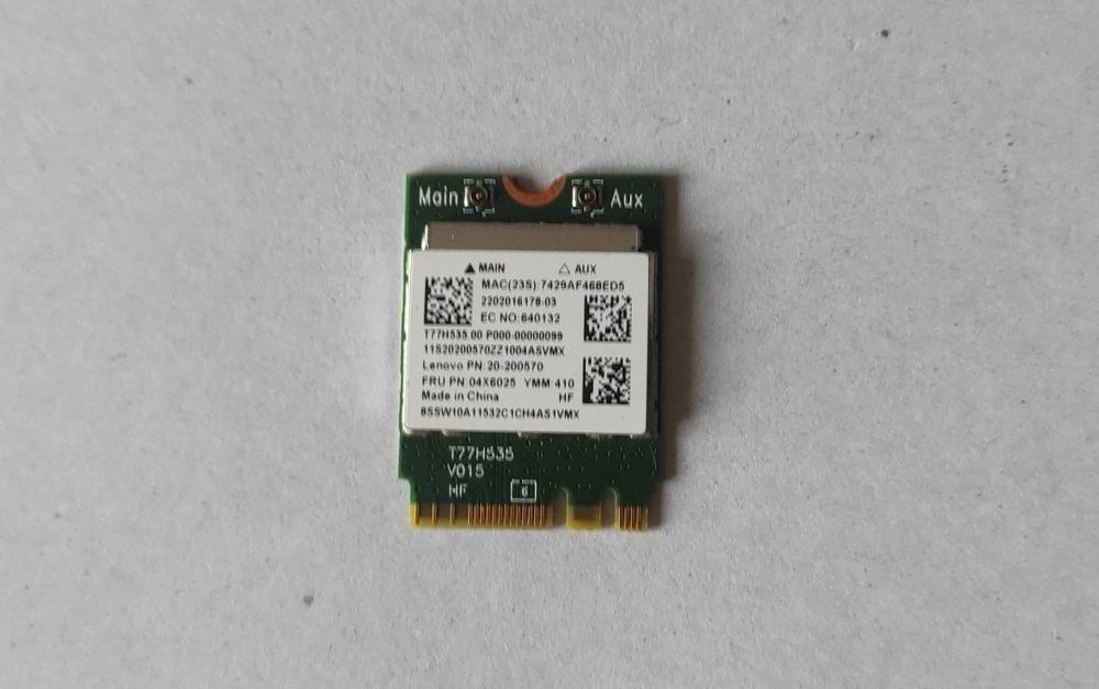 Placa  wireless în perfectă stare de functionare