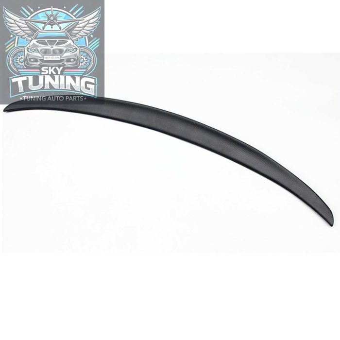 Лип спойлер за багажник БМВ Ф10 Черен гланц / BMW F10 M Lip Spoiler 5 series нисък M4 стил M4 style 5 series 5 серия ф10