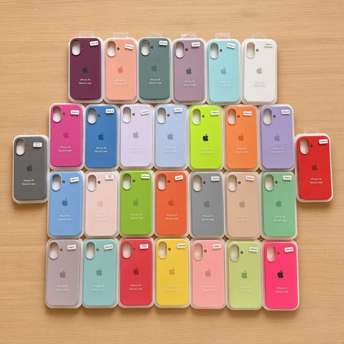 Apple Case Силиконов Кейс за iPhone 17 Pro Max 17 Air 16 Pro Max 15 Pro Max 14 Pro Max 13 Pro Max