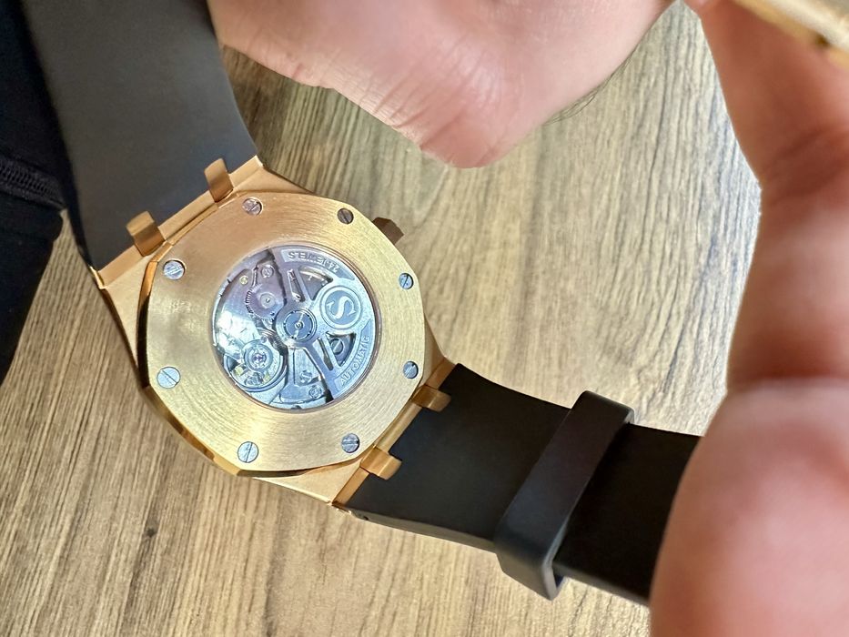 Seiko Mod - Royal Oak - Rose gold - 41 mm