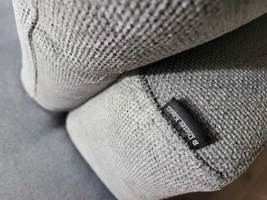 Сив П-образен ъглов диван от плат Dieter Knoll Arzona