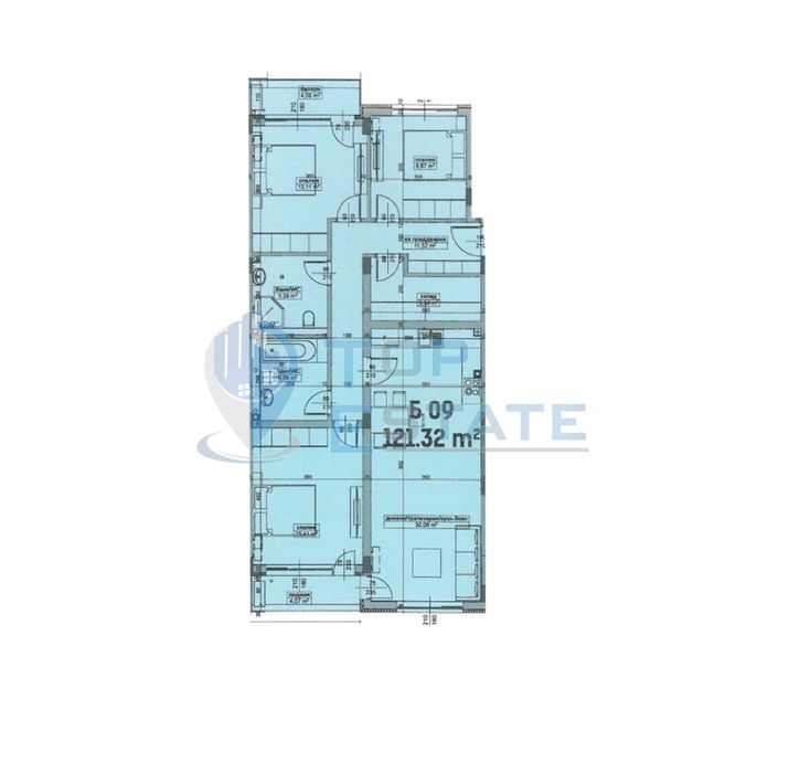Продава се Четиристаен апартамент в Велико Търново, Бузлуджа - 135 кв.м за 1002 €/кв.м - Снимка #4