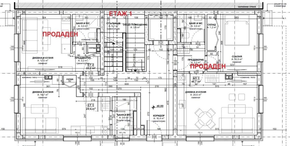 Продава се Двустаен апартамент в Приморско - 59 кв.м за 638 €/кв.м - Снимка #1