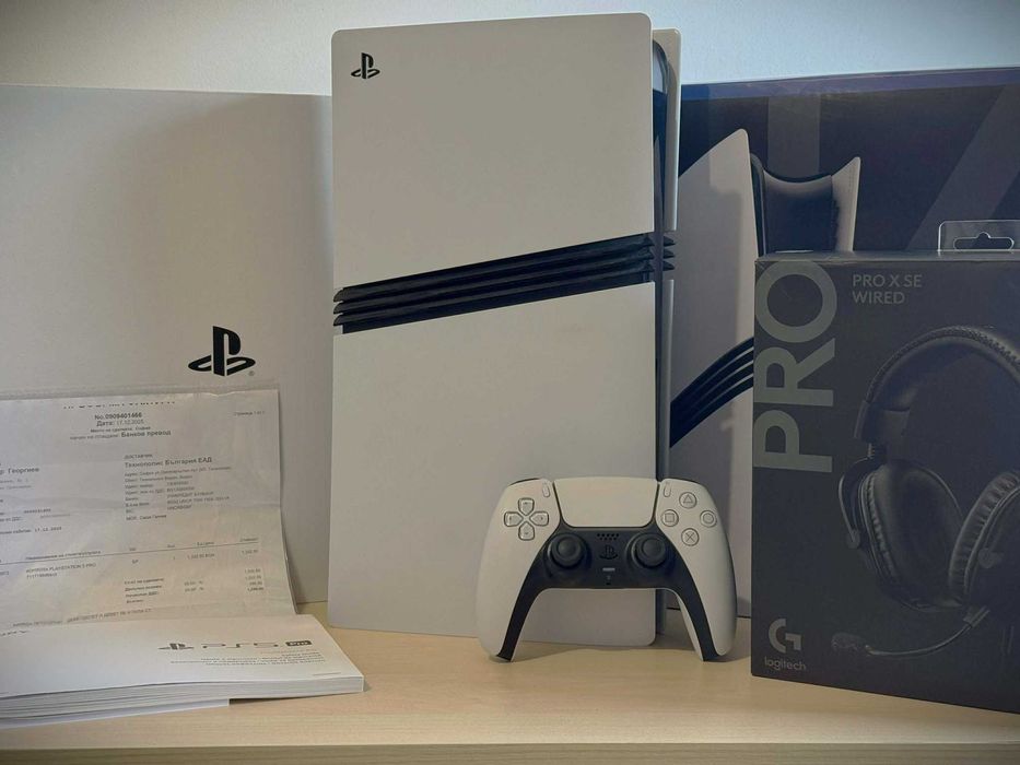 Бартер! Гаранция! Playstation 5 Pro 2TB (PS5) Logitech PRO X SE Wired
