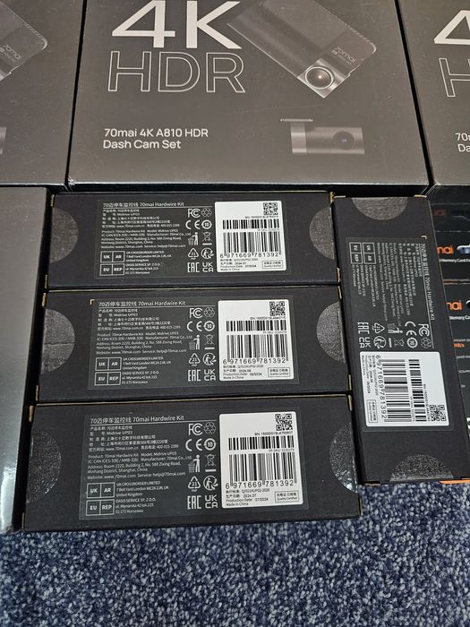 Видеорегистратор 70mai Dash Cam 4K A810-2 + задняя камера RC12 HDR