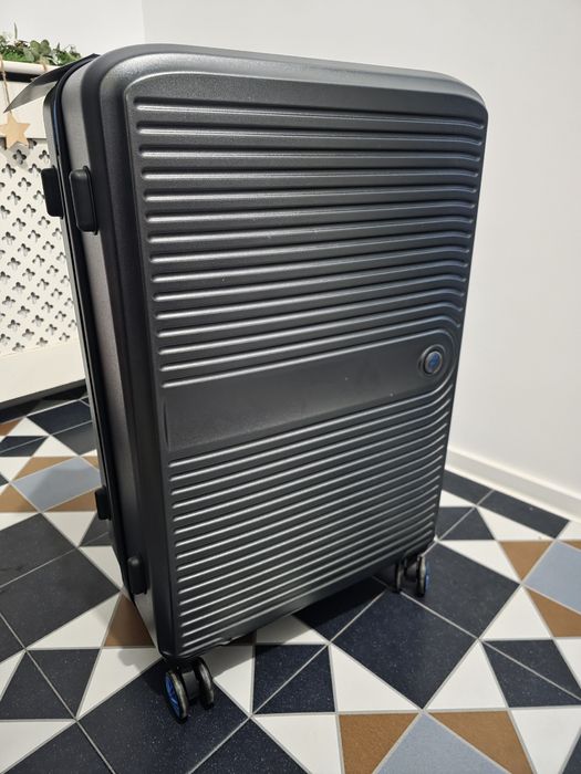 Troler cu 8 roti  Hanoi, ABS, 73 cm, Gri