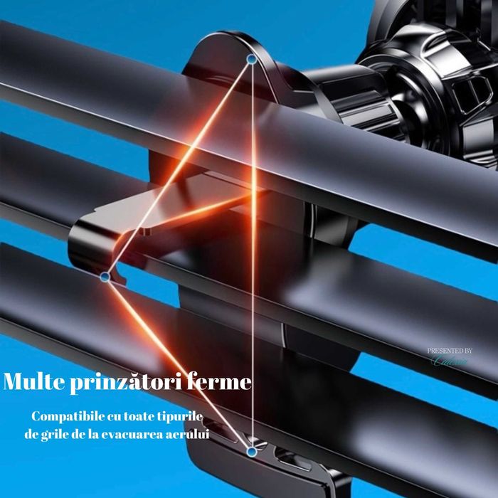 Incarcator Fast Charge,Wireless, Auto, Cu racire telefon+Inel magnetic