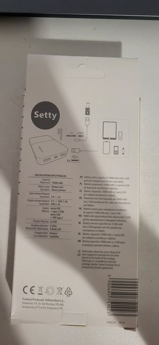 Baterie externa Setty