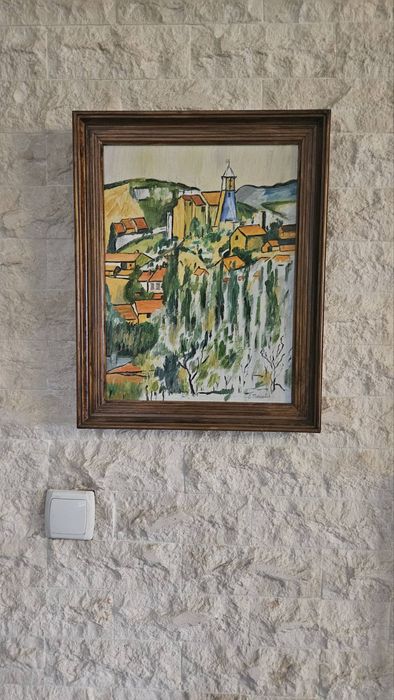 Изключително красива и свежа картина. Масло.