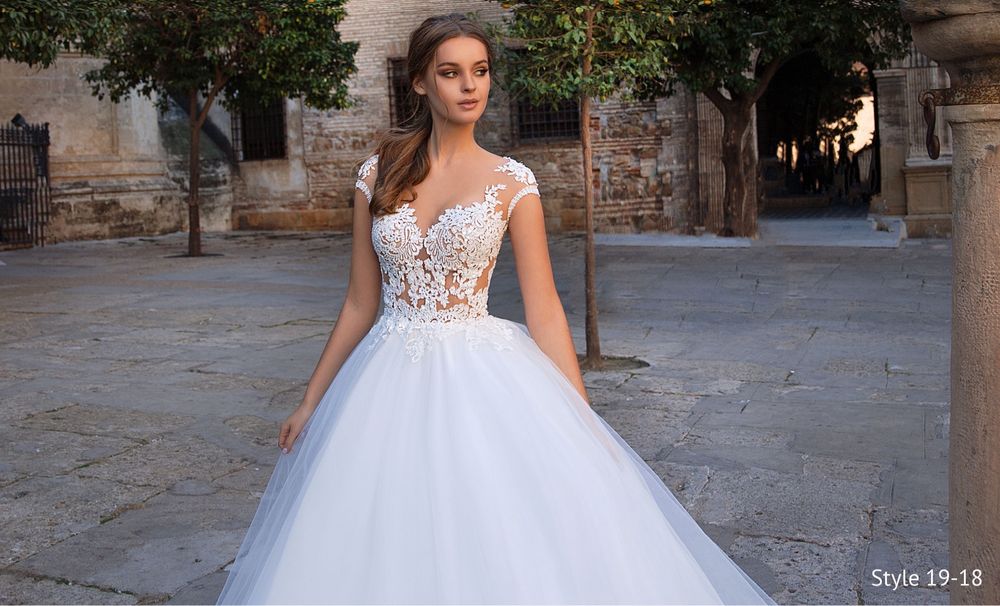 Rochie mireasa Giovanna Alessandro marime 38, voal inclus, ca nou