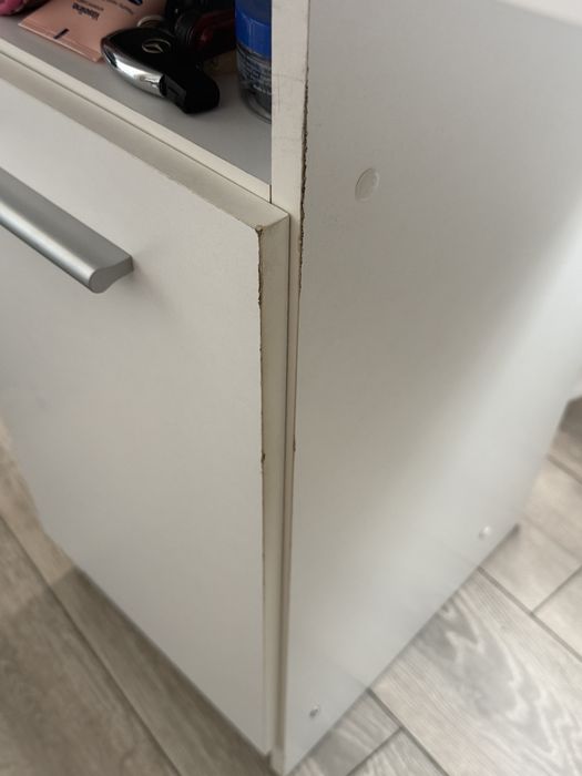 Birou modern alb
