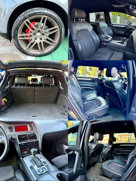 • Audi Q7 2007 • 3.0 Quattro 245 cp / 7 Locuri / Perne / Nardo Grey • Parc Auto • RATE • Garanție •