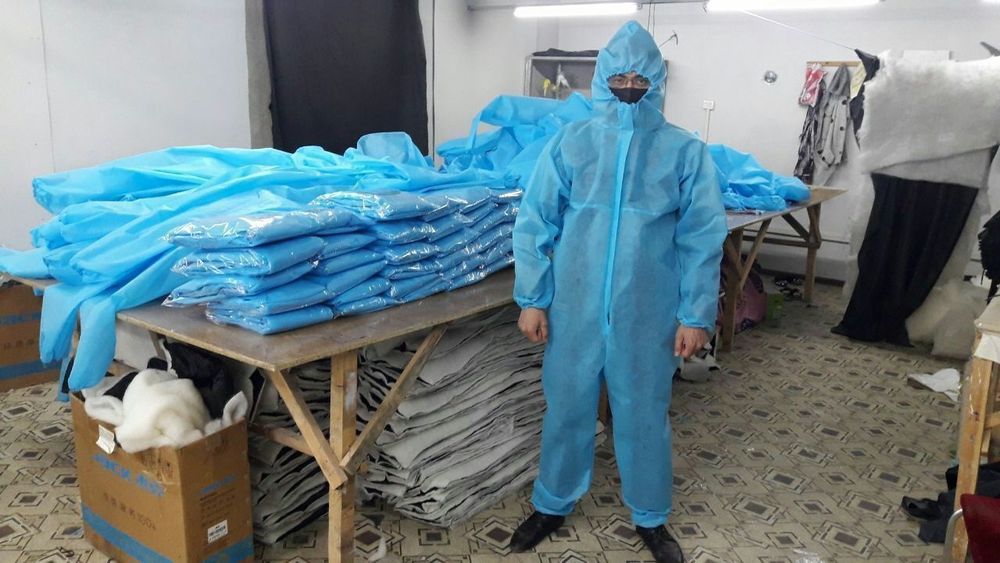 Камбинзон турли рангда