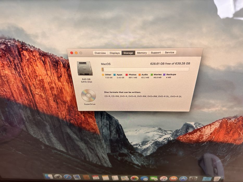 Apple iMac 24” (early 2009) Core 2 Duo 2.66 GHz/ 8 GB RAM/ 640 GB HDD