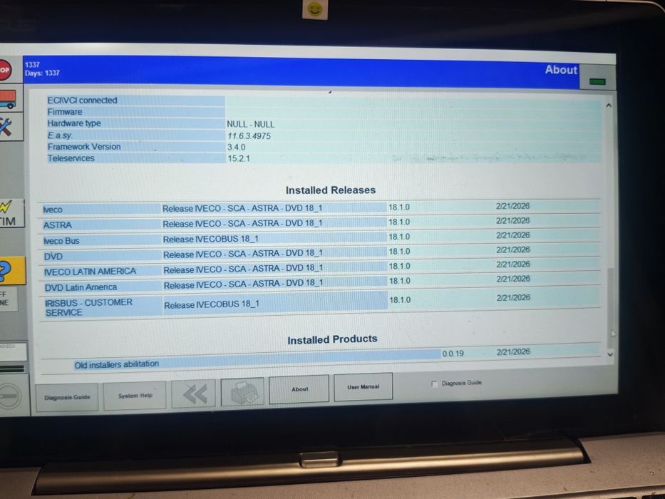 Instalare diagnoza Iveco Easy 18.1, manuale, scheme electrice