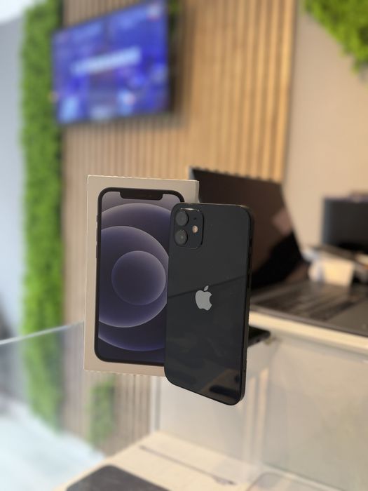 **ATS GSM**iPhone 12 64Gb Black/Baterie100%/Fact+Gar