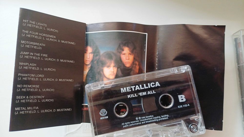 Casete audio Metallica, 2 bucati