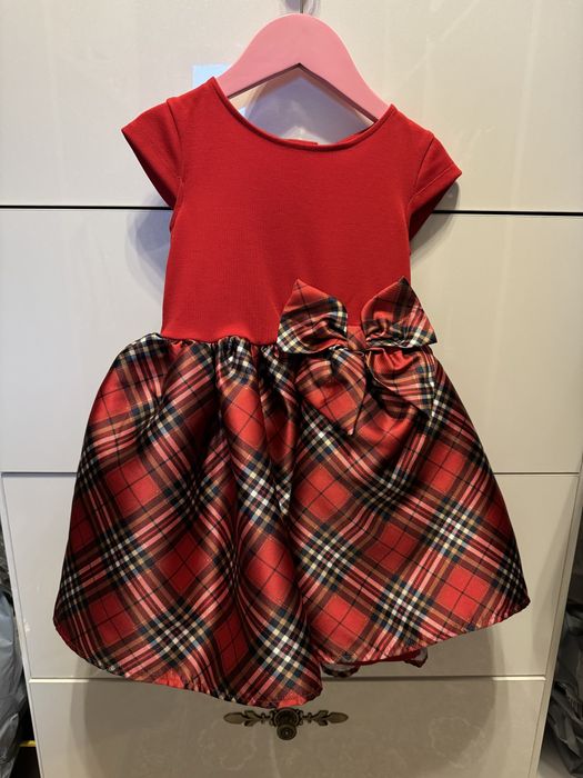 rochie rosie  H&M noua fara eticheta 2/4 ani