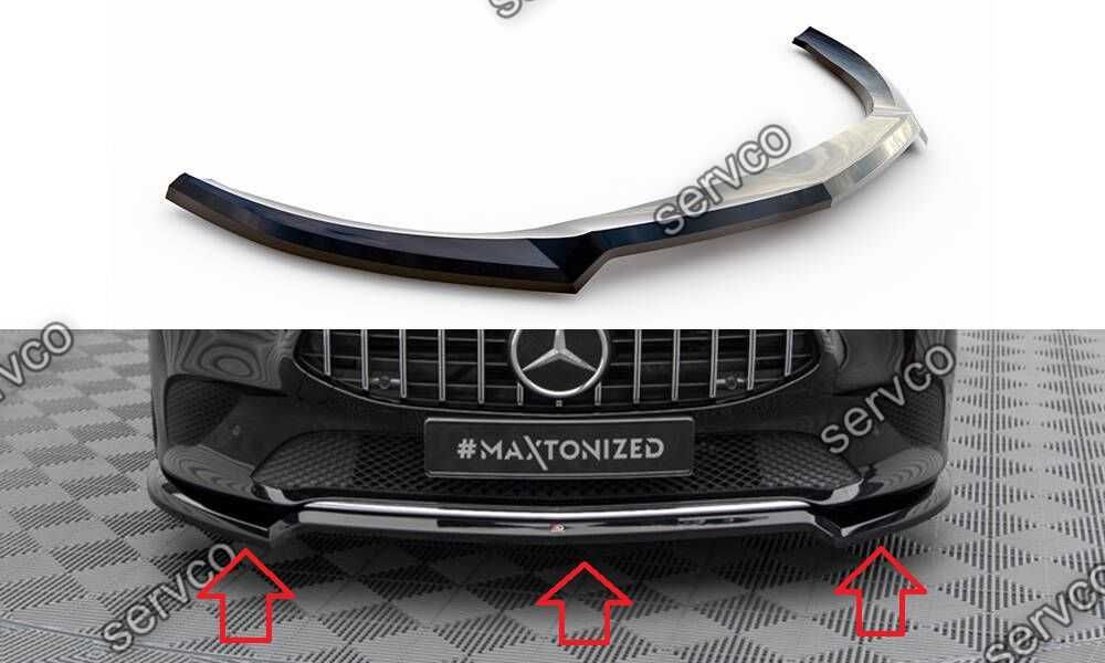 Pachet Body kit tuning Mercedes CLA C118 Coupe 2019- v1 Maxton Design