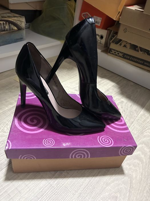 Туфли натуральн кожа лаковый