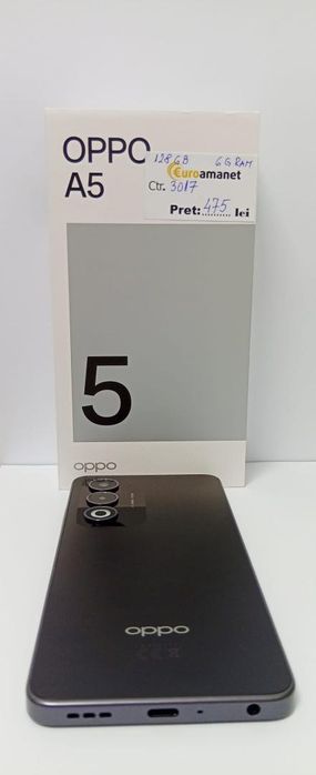 Telefon mobil OPPO A5, 6GB RAM, 128GB, Dark Purple -C-