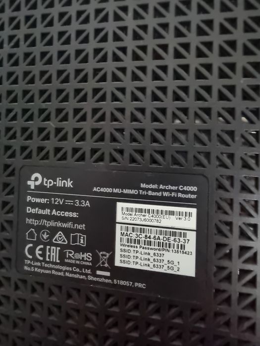 Router TP-Link Archer C4000