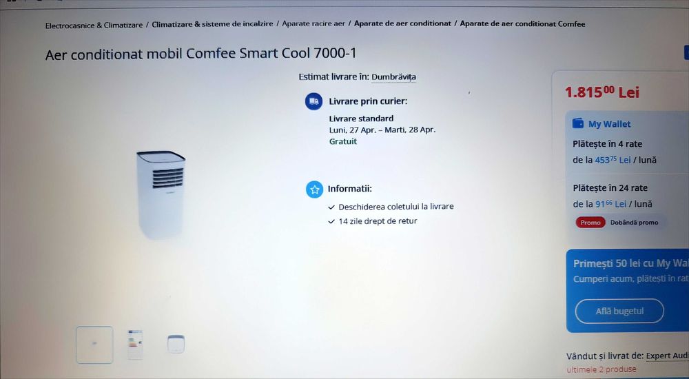mobila Clima mobila smart aer conditionat Comfee Smart Cool 7000-1