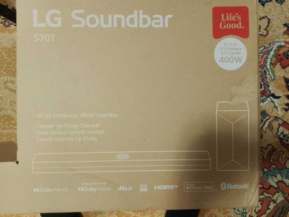 LG soundbar S70T 400w