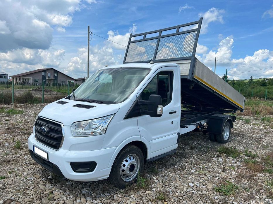 Ford Transit Basculabil pe 3 parti punte dubla 2019 euro 6 2.0 130 cp 172.000km