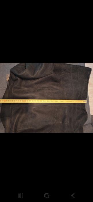 Cojoc damă din piele  si blană  naturala