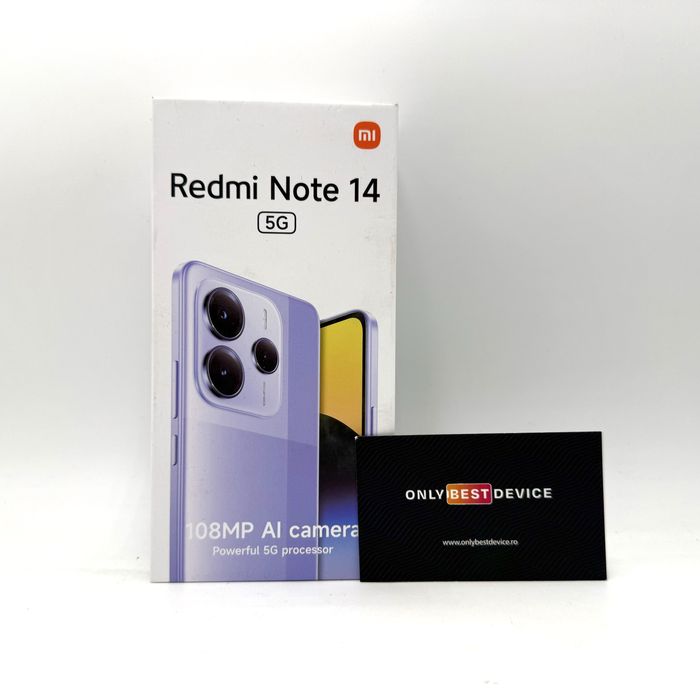 Xiaomi Redmi Note 14 5G Lavender Purple 8GB RAM 256GB