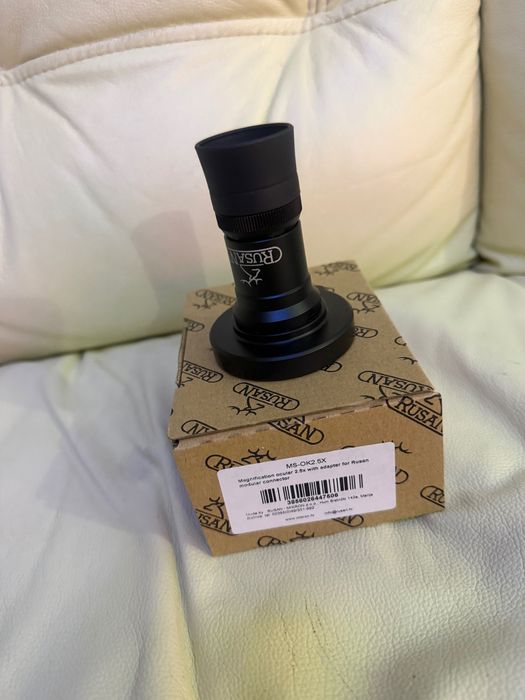 Ocular detașabil Rusan 2.5X și Inel modular lunetă Rusan MAR 50