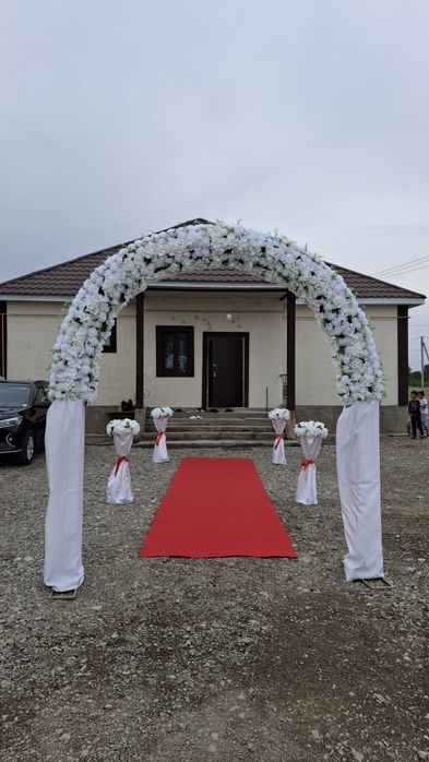 Оформление мероприятий Құдалық тойға арка