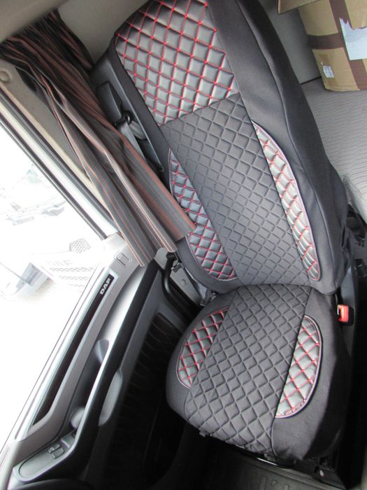 Калъфи за седалки за Даф Daf XG XF CF 106 Euro 6 кожа и велур