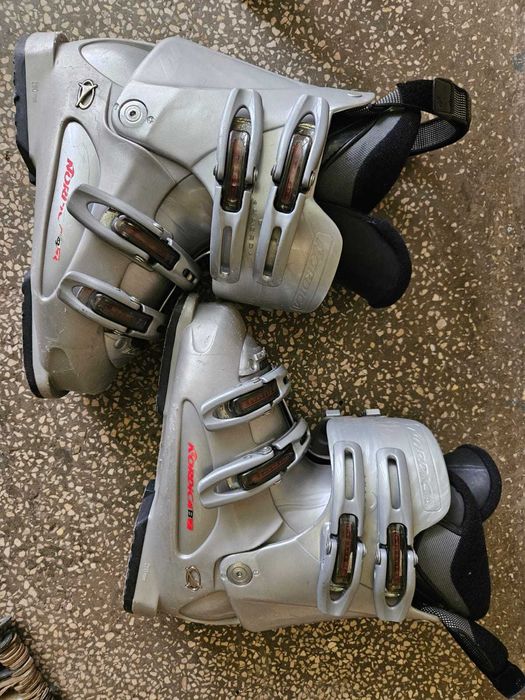 Vand skiuri 100 cm, clapari Nordica 280 mm copii Mondo 24-24.5 Eur 38